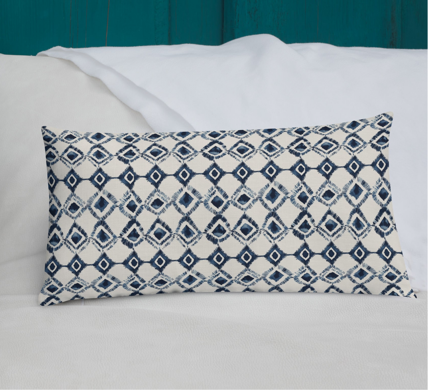 Shibori Illusions Lumbar Pillow