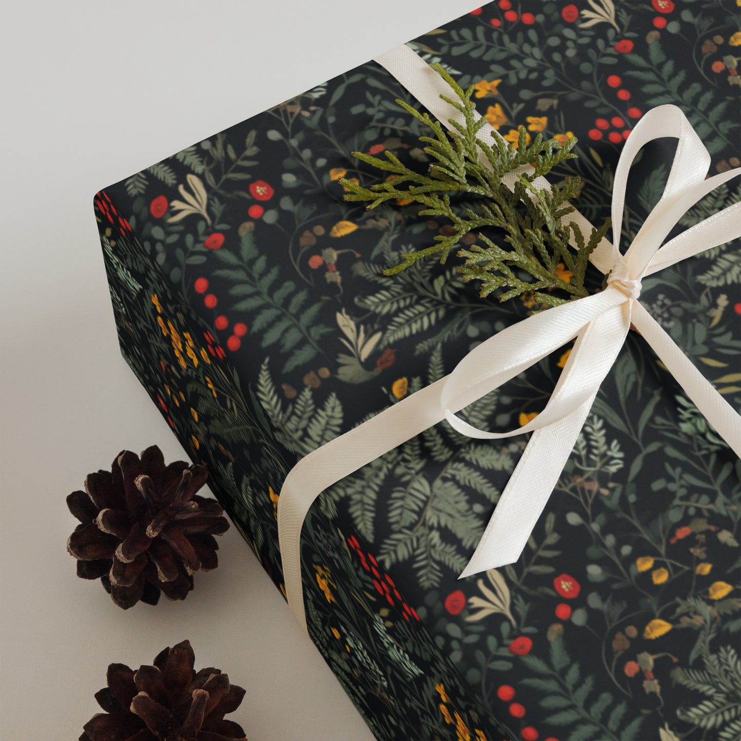 Vintage  Botanical Premium Gift Wrapping Paper