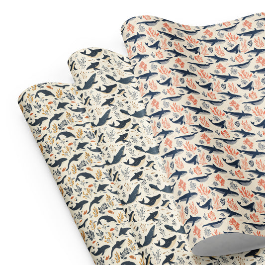 Whale Celebration Premium Gift Wrap